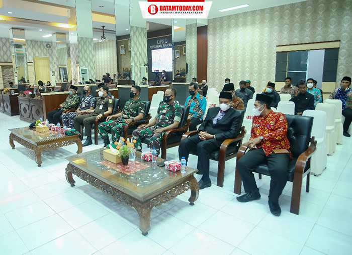Suasana saat Rapat Paripurna di Lantai I Sekretariat DPRD Anambas